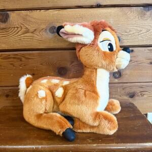 Disney Store Bambi Plush Deer Genuine Original Authentic Stuffed Animal 15”